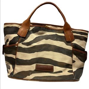 dooney and bourke beige handbolsa